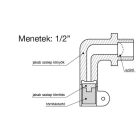 Jakab szelep könyök tömítés 